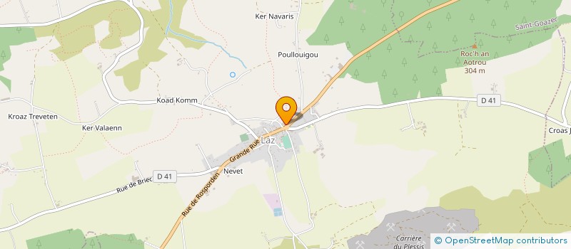 localisation de l'entreprise MADAME HILDE DE GROOTE  LAZ