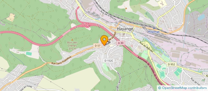 localisation de l'entreprise MADAME HILDEGARDE FEIGNON  HAYANGE