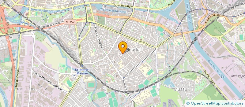 localisation de l'entreprise MADAME HILDEGARDE HOUVER à STRASBOURG