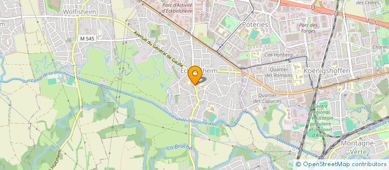 localisation de l'entreprise MADAME HILDEGARDE LUXEMBOURGER  ECKBOLSHEIM