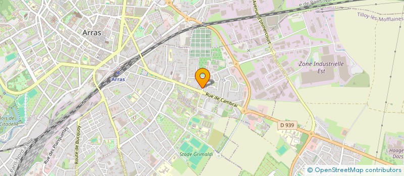 localisation de l'entreprise MADAME HILDEGARDE VARNIER à ARRAS