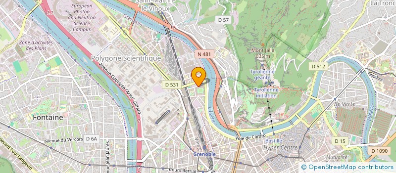 localisation de l'entreprise MADAME HILLA BENMERAYAH à GRENOBLE