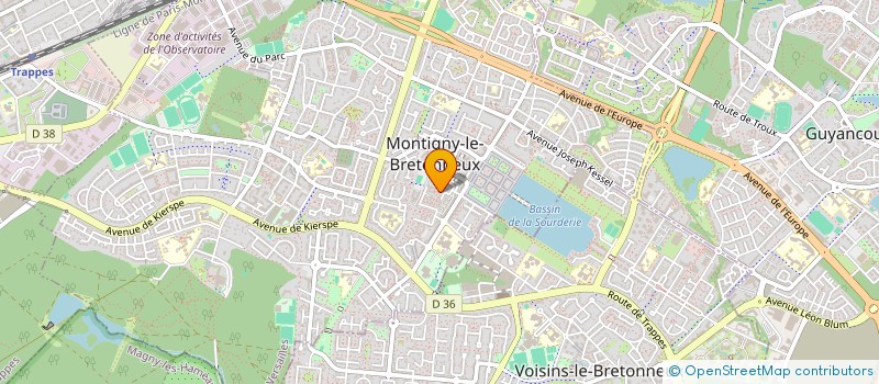 localisation de l'entreprise MADAME HILLARY DEPUYDT  MONTIGNY-LE-BRETONNEUX