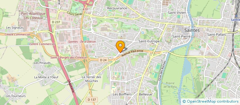 localisation de l'entreprise MADAME HILTRAUT SCHWARZ à SAINTES
