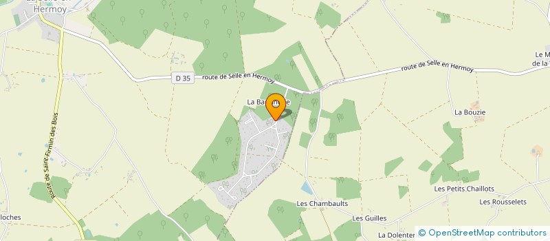 localisation de l'entreprise MADAME HIMAYAT RAKHTOUNE à LA SELLE-EN-HERMOY