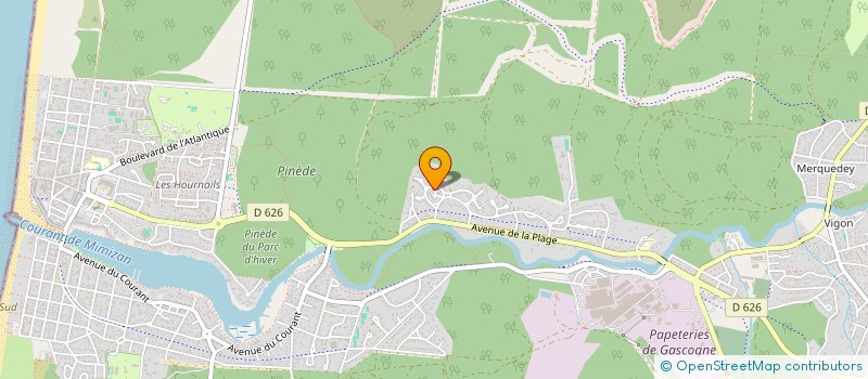 localisation de l'entreprise MADAME HINA MAITIA  MIMIZAN