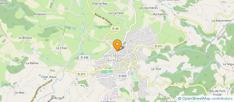 localisation de l'entreprise MADAME HINA TEMAHUKI  SAINT-MARTIN-EN-HAUT