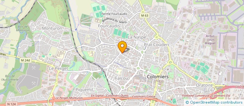 localisation de l'entreprise MADAME HIND AAZAOUI à COLOMIERS