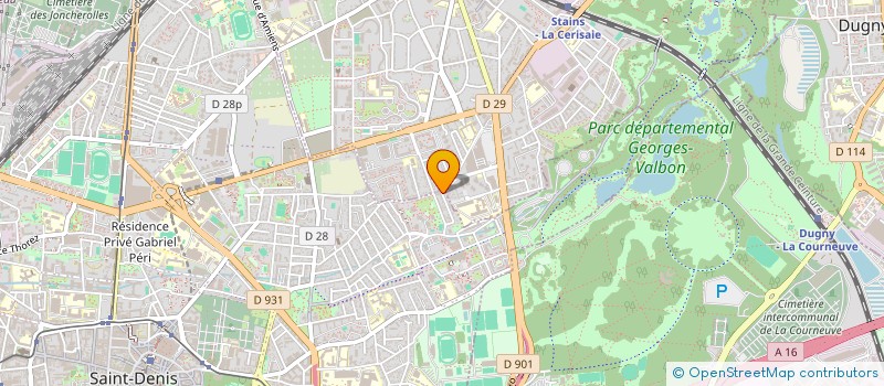 localisation de l'entreprise MADAME HIND ACHOUR  NANTERRE