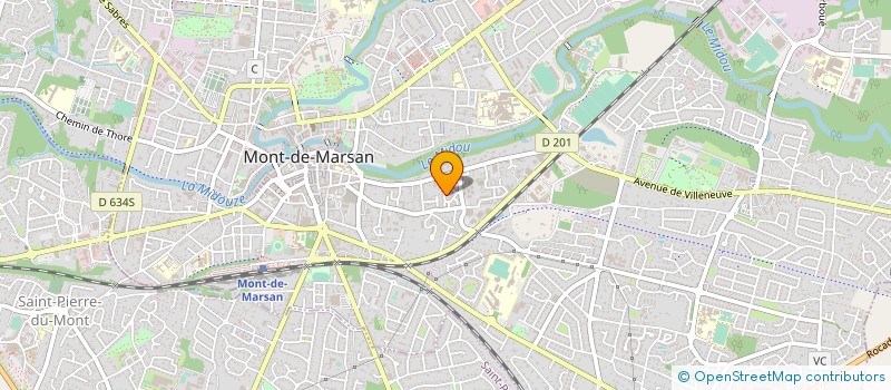 localisation de l'entreprise MADAME HIND AIT TALEB MOHAMED  MONT-DE-MARSAN