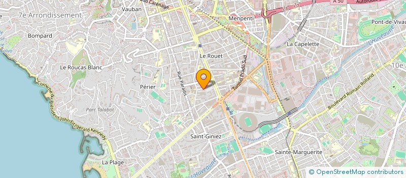 localisation de l'entreprise MADAME HIND AMRANE à MARSEILLE