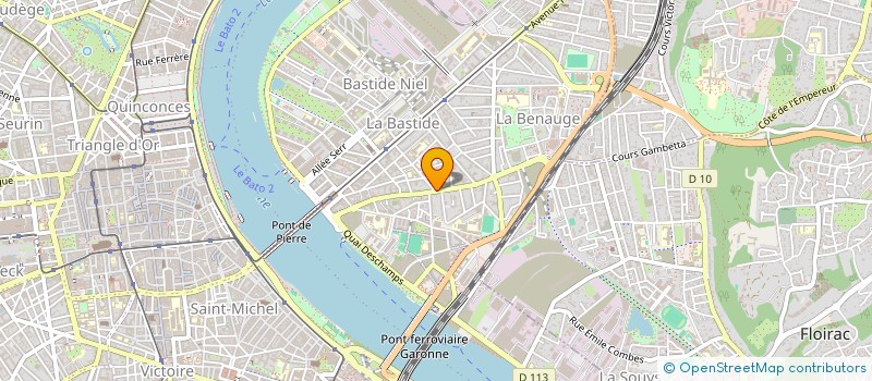 localisation de l'entreprise MADAME HIND BENZAAMA  BORDEAUX