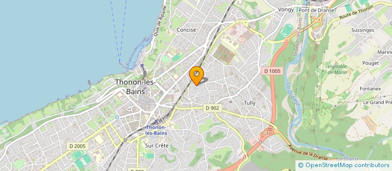 localisation de l'entreprise MADAME HIND CHAKROUN à THONON-LES-BAINS