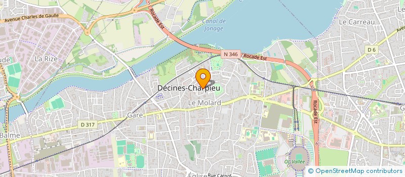 localisation de l'entreprise MADAME HIND CHBILY  DECINES-CHARPIEU