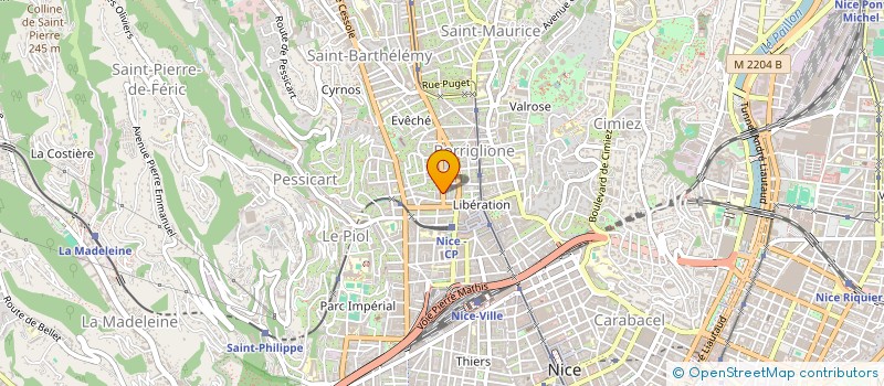 localisation de l'entreprise MADAME HIND DAKOUNE  NICE