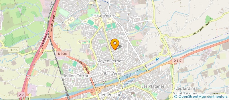 localisation de l'entreprise MADAME HIND DOUITE  PERPIGNAN