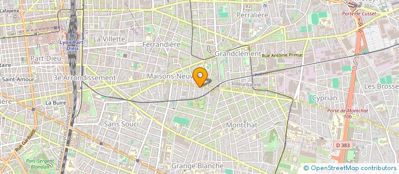 localisation de l'entreprise MADAME HIND DRISSI  LYON