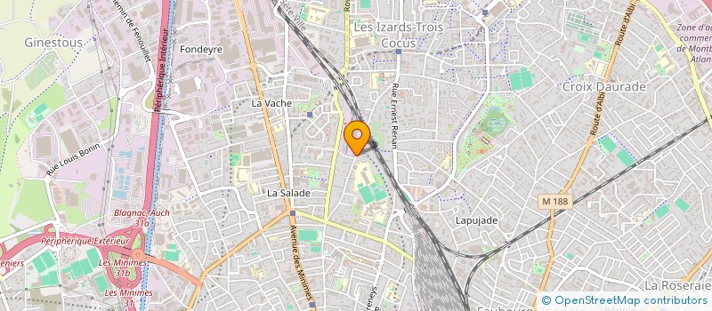 localisation de l'entreprise MADAME HIND EL HASSOUNI à TOULOUSE