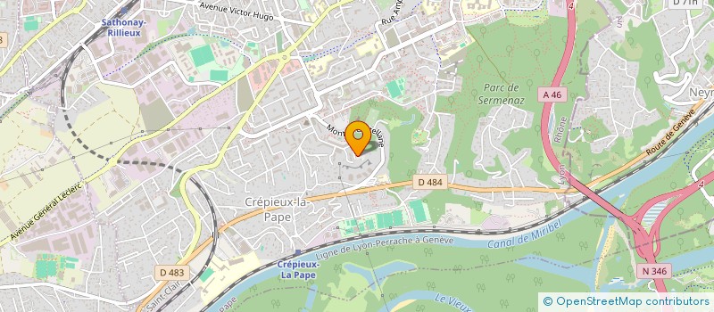 localisation de l'entreprise MADAME HIND HADIR  RILLIEUX-LA-PAPE