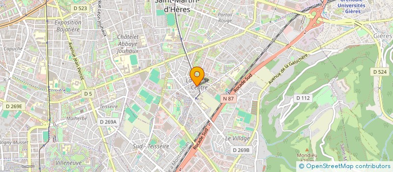 localisation de l'entreprise MADAME HIND HESNI à SAINT-MARTIN-D'HERES