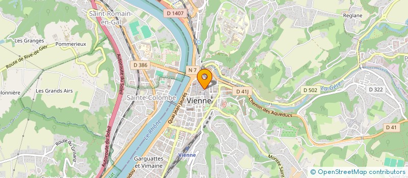 localisation de l'entreprise MADAME HIND JAAKOUK  VIENNE