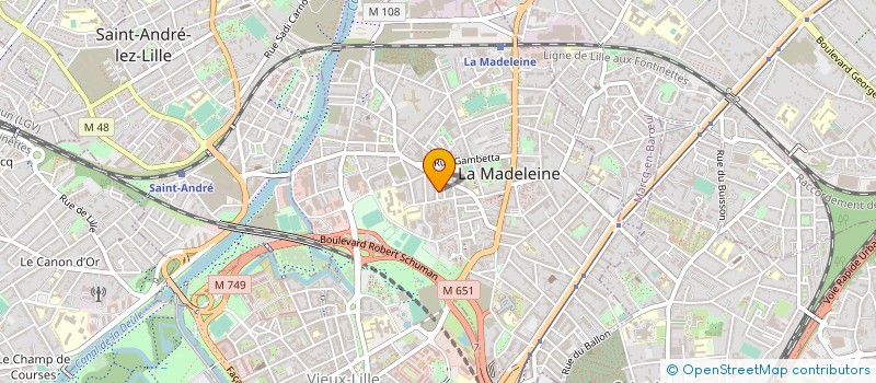 localisation de l'entreprise MADAME HIND KAZTI à LA MADELEINE