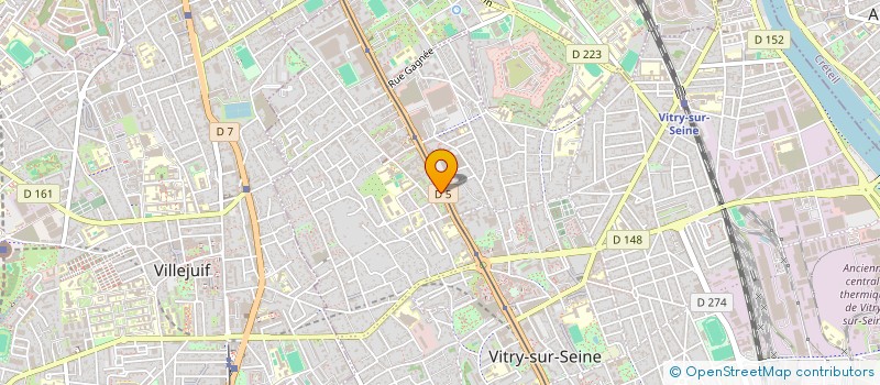 localisation de l'entreprise MADAME HIND MERZAK  VITRY-SUR-SEINE