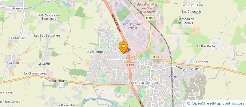 localisation de l'entreprise MADAME HIND NAJI  NOUVOITOU