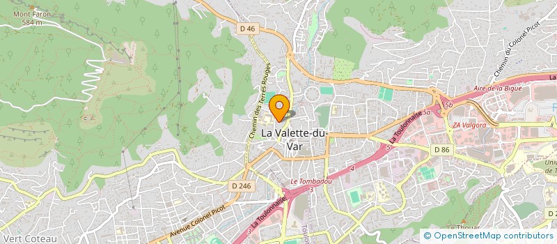 localisation de l'entreprise MADAME HIND RETAIBA à LA VALETTE-DU-VAR