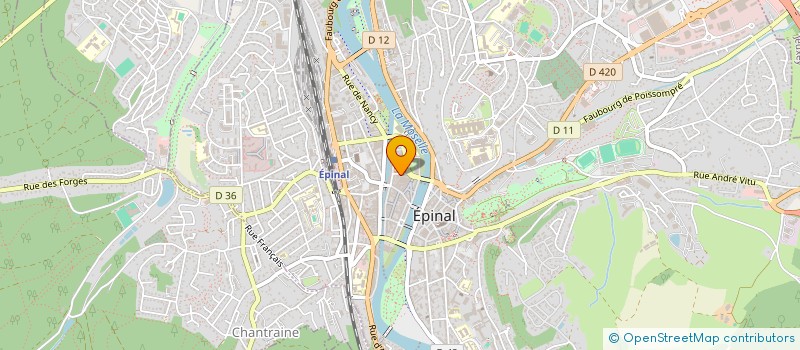 localisation de l'entreprise MADAME HIND SAADANI  EPINAL