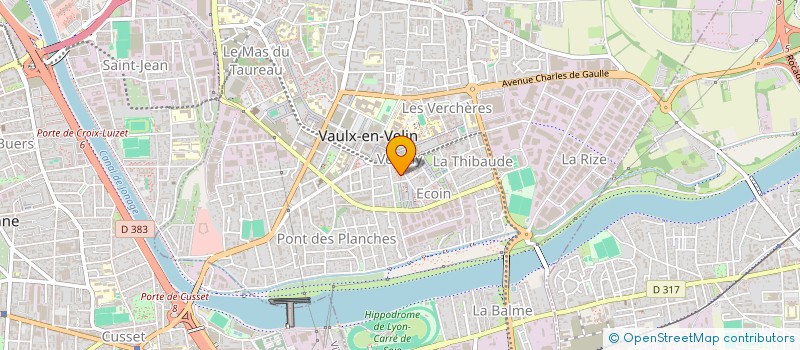 localisation de l'entreprise MADAME HIND SOUIRI  VAULX-EN-VELIN