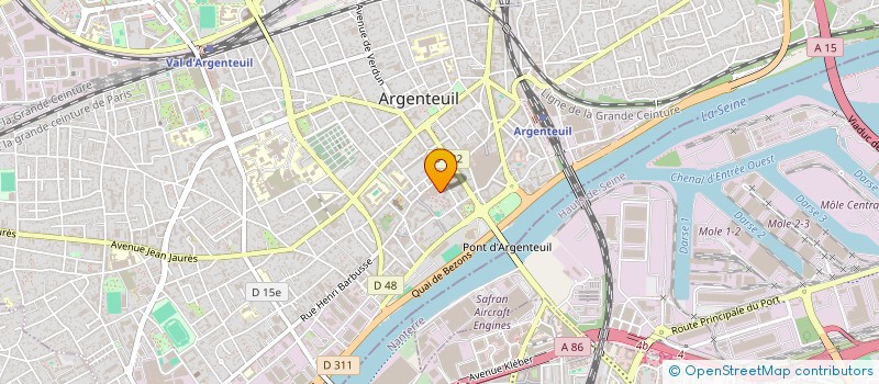 localisation de l'entreprise MADAME HIND ZEDAME  ARGENTEUIL