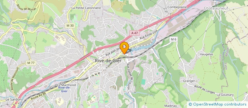 localisation de l'entreprise MADAME HINDA ABID  RIVE-DE-GIER