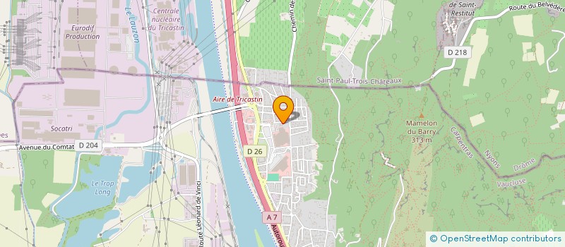 localisation de l'entreprise MADAME HINDA BAYAR  BOLLENE