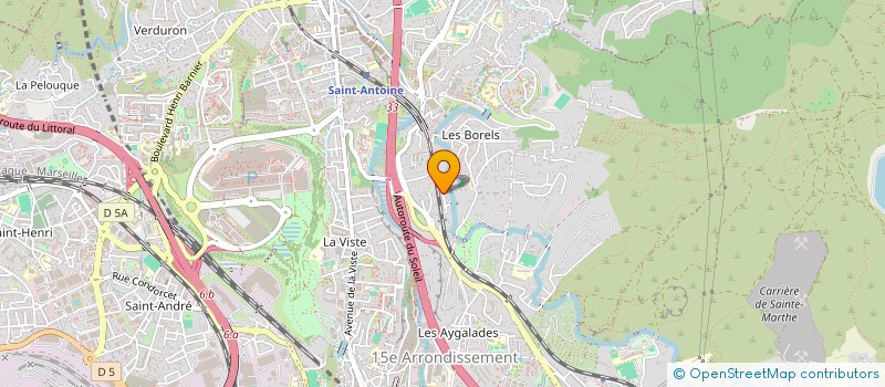 localisation de l'entreprise MADAME HINDA DERRAZI à MARSEILLE 15EME
