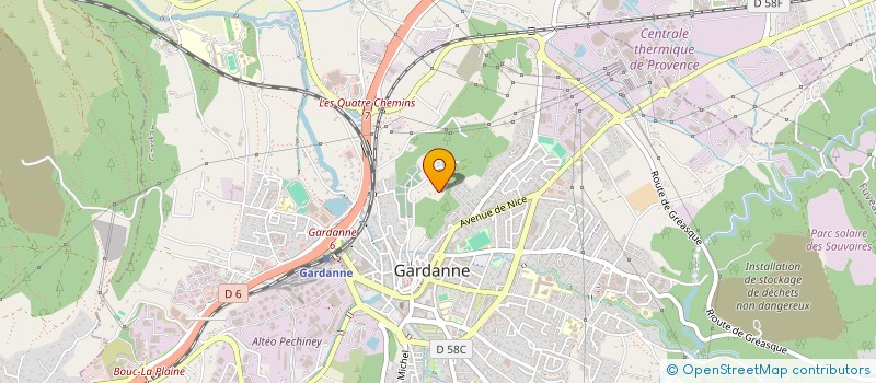localisation de l'entreprise MADAME HINDA EL MAJERI à GARDANNE