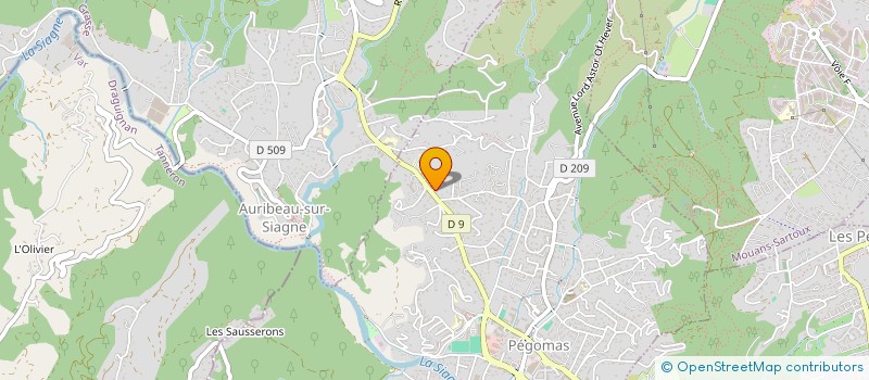 localisation de l'entreprise MADAME HINDA ELATTAR  PEGOMAS