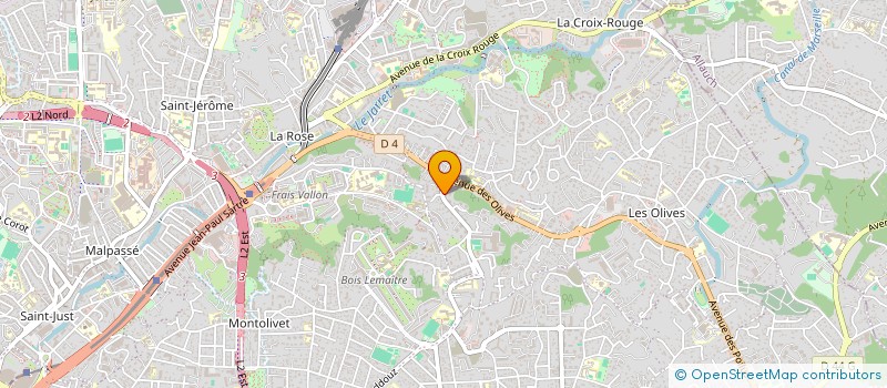 localisation de l'entreprise MADAME HINDA FOUFA à MARSEILLE