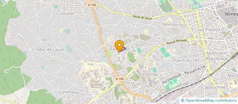 localisation de l'entreprise MADAME HINDA HSAIN  NIMES