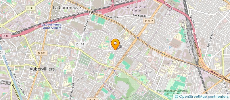 localisation de l'entreprise MADAME HINDA KEITA à AUBERVILLIERS