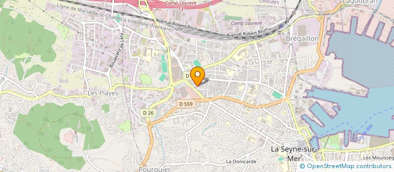 localisation de l'entreprise MADAME HINDA MAATALLAH à LA SEYNE-SUR-MER