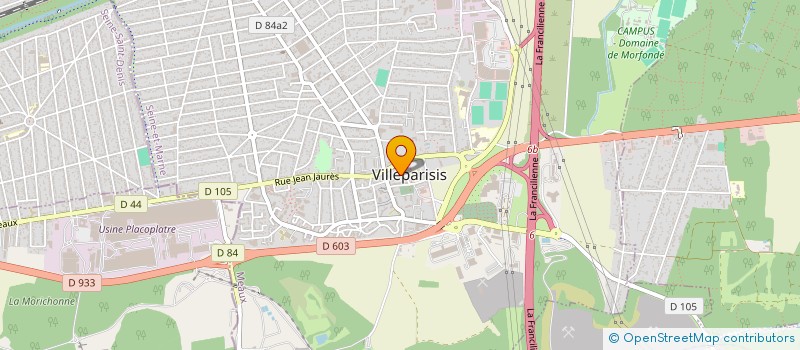 localisation de l'entreprise MADAME HINDD SEBBAR à VILLEPARISIS