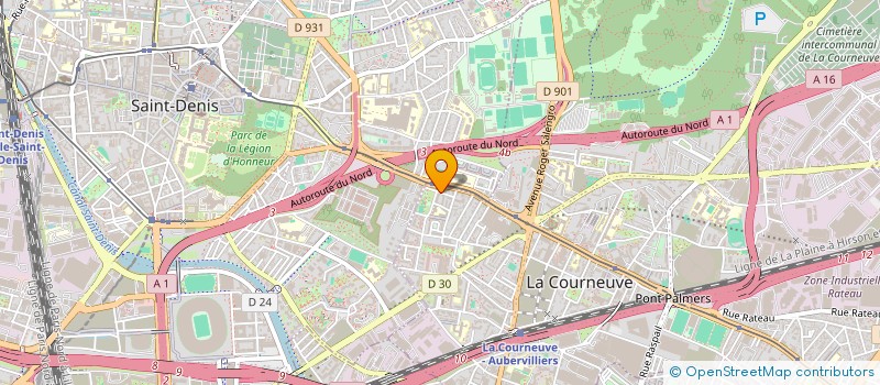 localisation de l'entreprise MADAME HINDE ABDEL RAHMAN à LA COURNEUVE