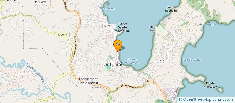 localisation de l'entreprise MADAME HINID AL JESRI  LA TRINITE