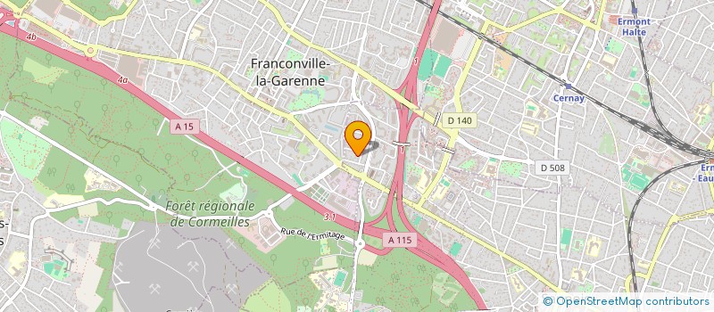 localisation de l'entreprise MADAME HIRAL LILA DAMJI  SANNOIS