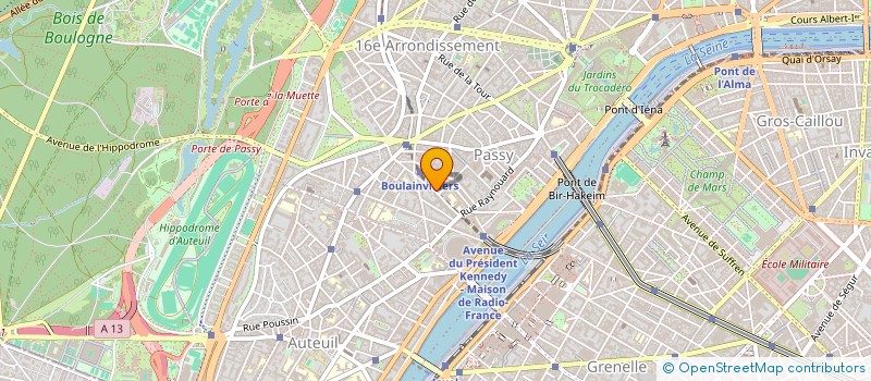 localisation de l'entreprise MADAME HIROKO SHIRAISHI  PARIS