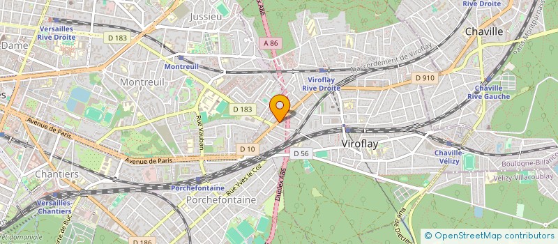 localisation de l'entreprise MADAME HIROKO TAKASHINA à VIROFLAY