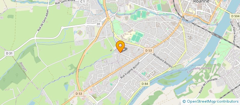 localisation de l'entreprise MADAME HISNIJE BUNJAKU  ROANNE