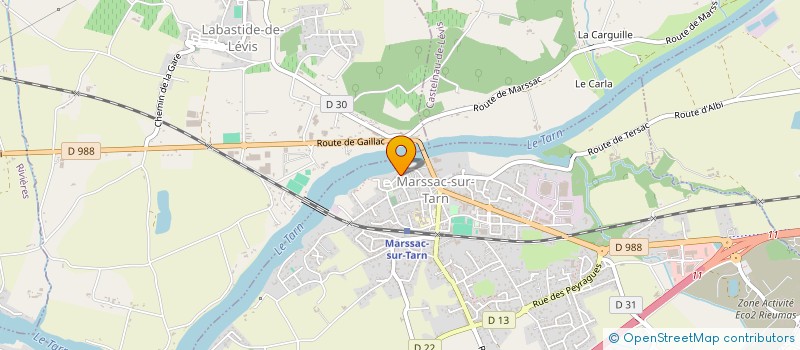 localisation de l'entreprise MADAME HISOLYNE LEDOUX à MARSSAC-SUR-TARN