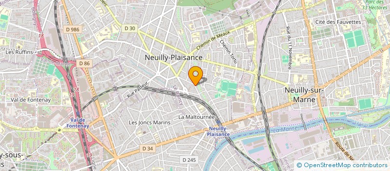 localisation de l'entreprise MADAME HITOMI OCHIAI à NEUILLY-PLAISANCE